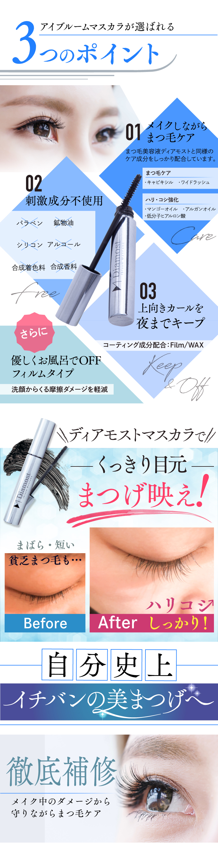 知っていましたか? まつ毛は想像以上のダメージを受けています。
