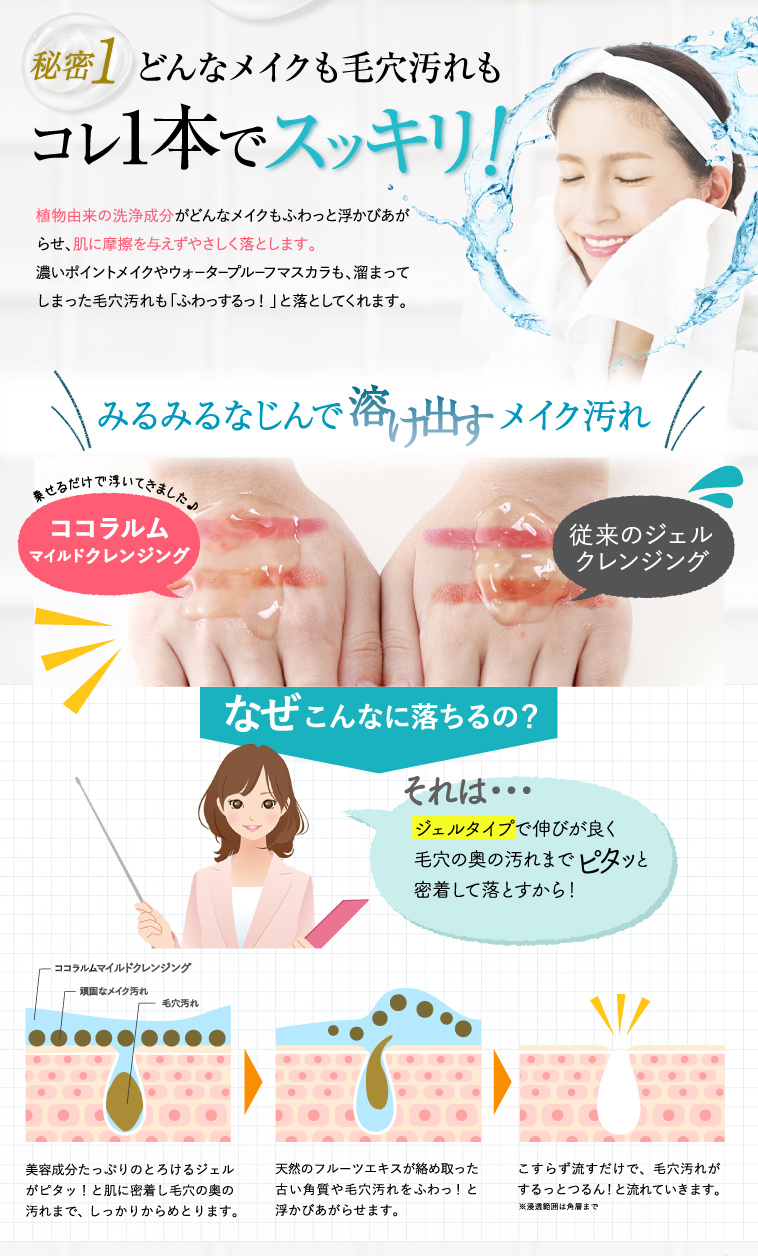 どんなメイクも毛穴汚れもコレ1本でスッキリ