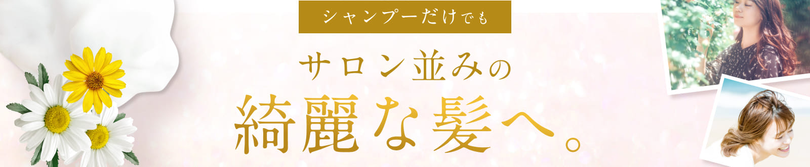 サロン並みの綺麗な髪へ